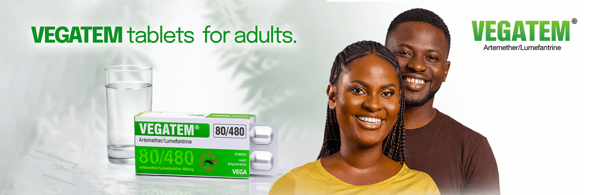 Vegatem 80/480mg Tablet – Trusted Malaria Treatment in Ghana | Adult Dosage & Usage Guide